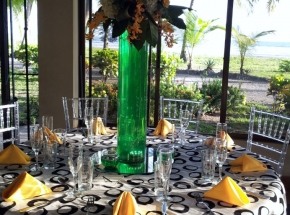 A wedding photo at The Delfin Beachfront Resort, Playa Bejuco, Costa Rica